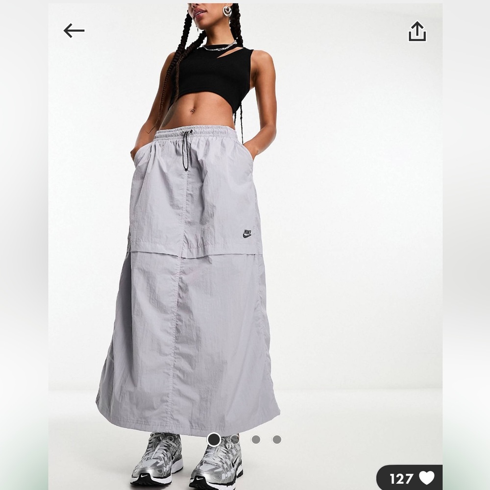 Nike Sport Utility woven skirt in gray. NEVER WORN